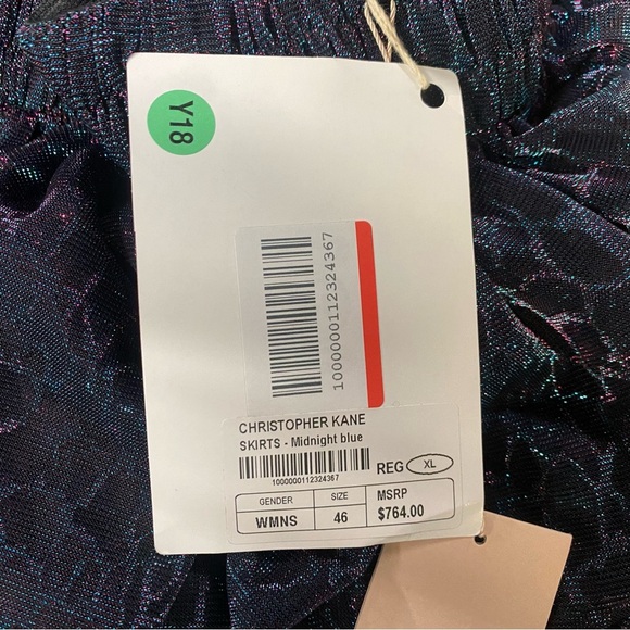 CHRISTOPHER KANE Iridescent leopard-print stretch-jersey midi skirt mesh $745 L - Picture 7 of 10